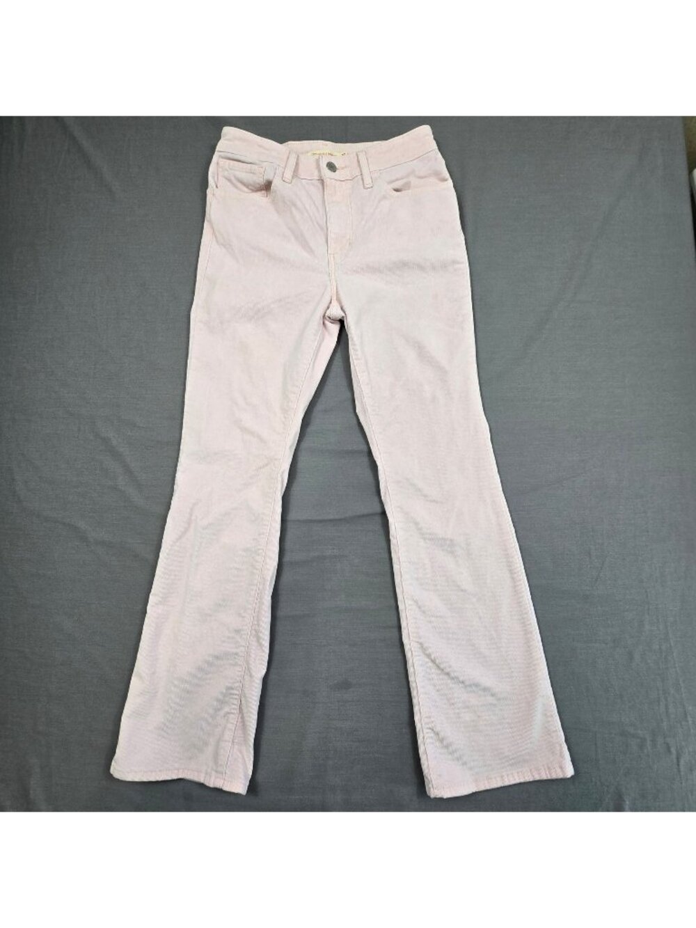 Levis Womens 27 High Rise Bootcut Pink Corduroy Pants Flared Leg Jeans